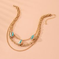 Hot-selling Bohemian Style Colorful Necklace Ocean Shell Necklace Necklace Wholesale Nihaojewelry sku image 1