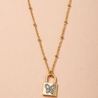 Golden Simple Fashion Snake Bone Chain Necklace sku image 1