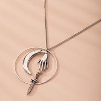 New Retro Fashion Trend Alloy Jewelry Necklace For Women Wholesale sku image 1