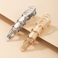Fashion Simple Retro Punk Silver Pointed Long Joint Ring Nihaojewelry Wholesale sku image 5