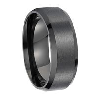 Simple Stainless Steel Glossy Ring sku image 9