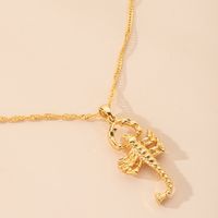 Fashion Golden Fashion Simple Wild Snake Pendant Necklace For Women sku image 2