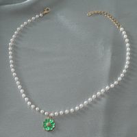 Collier De Perles Petites Fleurs Coréennes sku image 4