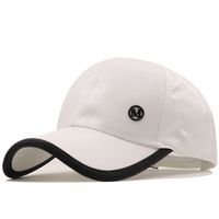 Korean Fashion Contrast Color Leisure M Standard Silk Satin Baseball Cap main image 2