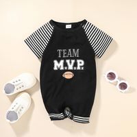 Korean Letter Printing Baby One-piece Children's Clothes Wholesale Nihaojewelry main image 1