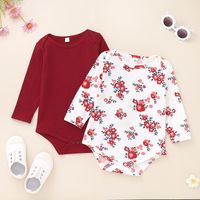 Fashion Printing Long-sleeved Romper Wholesale Nihaojewelry main image 1