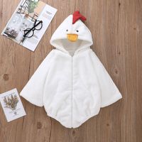 Cute Duck Shape Hooded Baby Zipper Jumpsuit Wholesale Nihaojewelry main image 1
