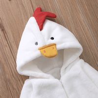 Cute Duck Shape Hooded Baby Zipper Jumpsuit Wholesale Nihaojewelry main image 4