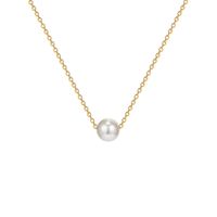 Simple Fashion Titanium Steel Pearl Necklace Wholesale Nihaojewelry main image 6