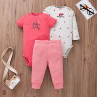 Cartoon Baby Three-piece Romper Suit Wholesale Nihaojewelry sku image 4