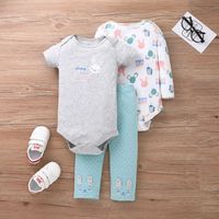 Cartoon Baby Three-piece Romper Suit Wholesale Nihaojewelry sku image 10