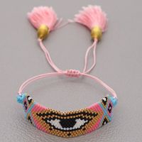 Borla De Moda Miuiki Cuentas De Arroz Pulsera De Ojo De Demonio Tejida Al Por Mayor Nihaojewelry sku image 21