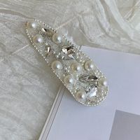 Korean Pearl Diamond Water Drop Hair Clip Wholesale Nihaojewelry sku image 1