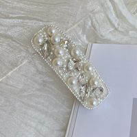 Korean Pearl Diamond Water Drop Hair Clip Wholesale Nihaojewelry sku image 2