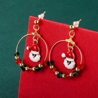 Weihnachtsbaum-bogen-anhänger-ohrringe Großhandel Nihaojewelry sku image 2