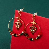 Weihnachtsbaum-bogen-anhänger-ohrringe Großhandel Nihaojewelry sku image 3