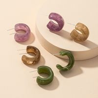 Wholesale Acrylic Retro Fashion Earrings sku image 4