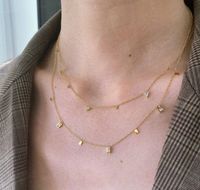 Water Drop Triangle Zircon Necklace Wholesale Nihaojewelry main image 5