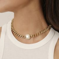 Fashion Cuban Chain Titanium Steel Necklace Wholesale Nihaojewelry main image 5