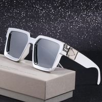 Fashion Diamond Big Square Frame Sunglasses Wholesale Nihaojewelry main image 4