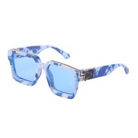 Fashion Diamond Big Square Frame Sunglasses Wholesale Nihaojewelry sku image 21