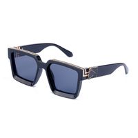 Fashion Diamond Big Square Frame Sunglasses Wholesale Nihaojewelry sku image 25