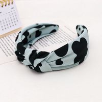 Cow Fabric Printing Knotted Korean Style Headband Wholesale Nihaojewelry sku image 2