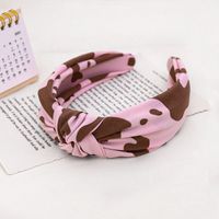 Cow Fabric Printing Knotted Korean Style Headband Wholesale Nihaojewelry sku image 3