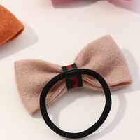 Korean Cute Knotted Bow Yarn Color Hair Tie Wholesale Nihaojewelry main image 6