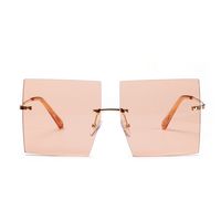 Grand Cadre Sans Bordure Tendance Coréen Lunettes De Soleil Couleur Été Nouvelles Lunettes De Soleil En Gros Nihaojewelry sku image 6