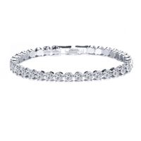 Simple Style Geometric Alloy Diamond Artificial Gemstones Unisex Bracelets sku image 6