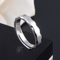 Wholesale S925 Silver Ring Korean Simulation Diamond Couple Ring Wholesale main image 4