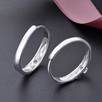 Mode Offener Ring Diamant S925 Silber Zirkon Ring main image 5