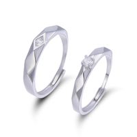 Mode Offener Ring Diamant S925 Silber Zirkon Ring main image 6