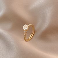 Fashion Simple Ring Female Personality Trend Ring Copper Ring main image 1