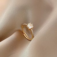 Fashion Simple Ring Female Personality Trend Ring Copper Ring main image 3