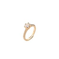 Fashion Simple Ring Female Personality Trend Ring Copper Ring main image 5