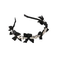 Korean Three-dimensional Metal Heart Bow Ribbon Simple Thin Hairband Wholesale main image 6