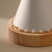 New Extendable Pearl Geometric Contrast Color Bracelet main image 3