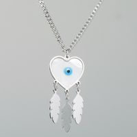 Fashion Niche Design Devil's Eye Titanium Steel Necklace Fashion Trend Clavicle Chain main image 2