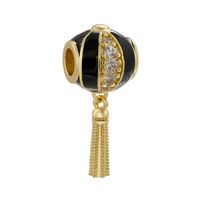 Zircon Drip Oil Beads Lantern-shaped Tassel Beads Diy Jewelry Accessories main image 3