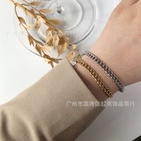 Retro Chain Bracelet Cross-border Jewelry Titanium Steel Bracelet main image 4