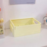 Simple Dormitory Desktop Storage Box Book Snack Toy Storage Basket sku image 1