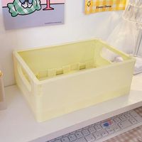 Simple Dormitory Desktop Storage Box Book Snack Toy Storage Basket sku image 5