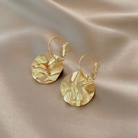 Personality Irregular Earrings Female Niche Bump Disc Earrings sku image 1