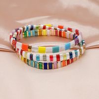 New Suit Miyuki Beads Bracelet Summer Rainbow Beach Stacking Bracelet sku image 4