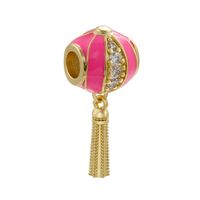 Zircon Drip Oil Beads Lantern-shaped Tassel Beads Diy Jewelry Accessories sku image 6