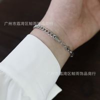 Retro Chain Bracelet Cross-border Jewelry Titanium Steel Bracelet sku image 1