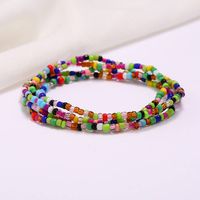 Multi-layer Handmade Colored Rice Beads Beach Chain Fashion Waist Chain Women sku image 25
