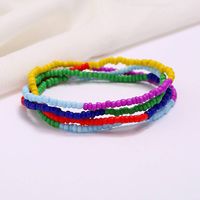 Multi-layer Handmade Colored Rice Beads Beach Chain Fashion Waist Chain Women sku image 26